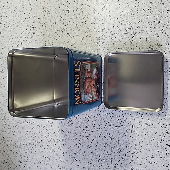 Old Vintage Nestle Toll House Cookies Metal Tin Can Blue - Limited Edition - Picture 4 of 7